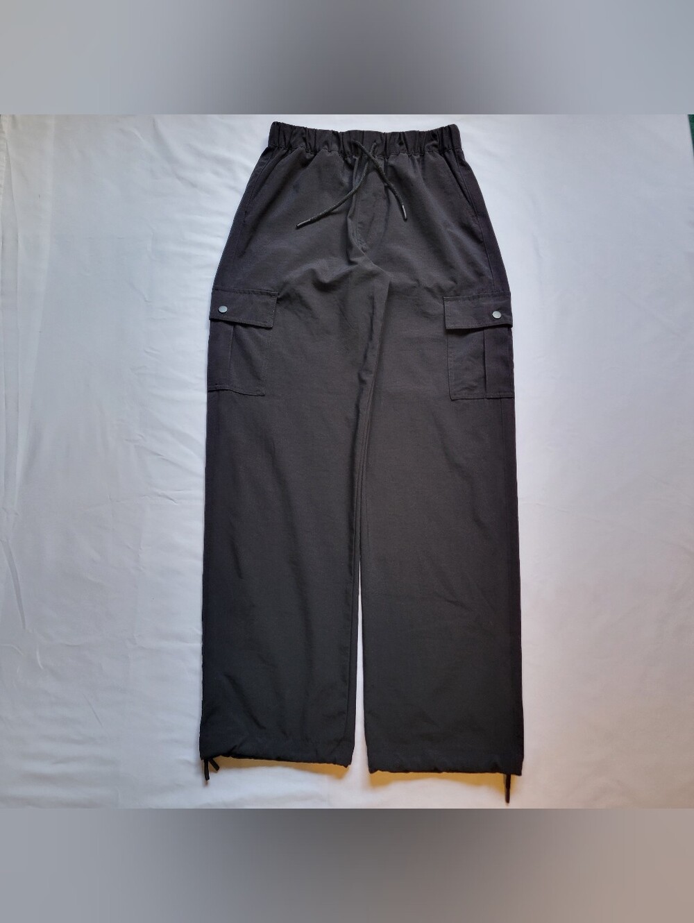 Cotton On BODY Womens XS Black Jogger Pants Drawstring Waist Cargo Pockets
